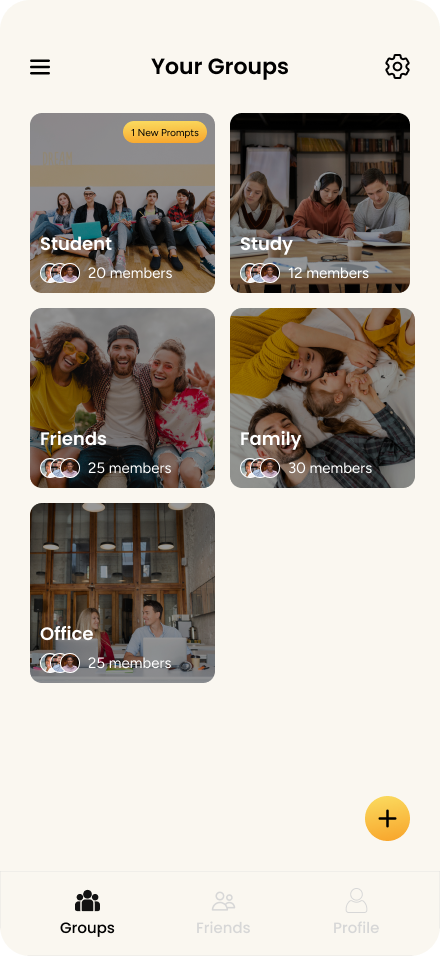 Group chat management interface